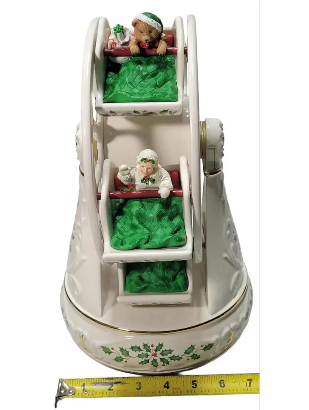 Lenox Holiday Ferris Wheel Musical Centerpiece 12" Tested Working - Picture 16 of 16